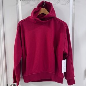 Athleta Cozy Karma Hoodie in Deep Red